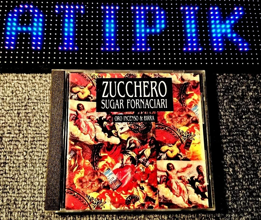 Zucchero "Oro Incenso & Birra" Cd 1989 - Collector Italien 37 Ans 🔥🎸